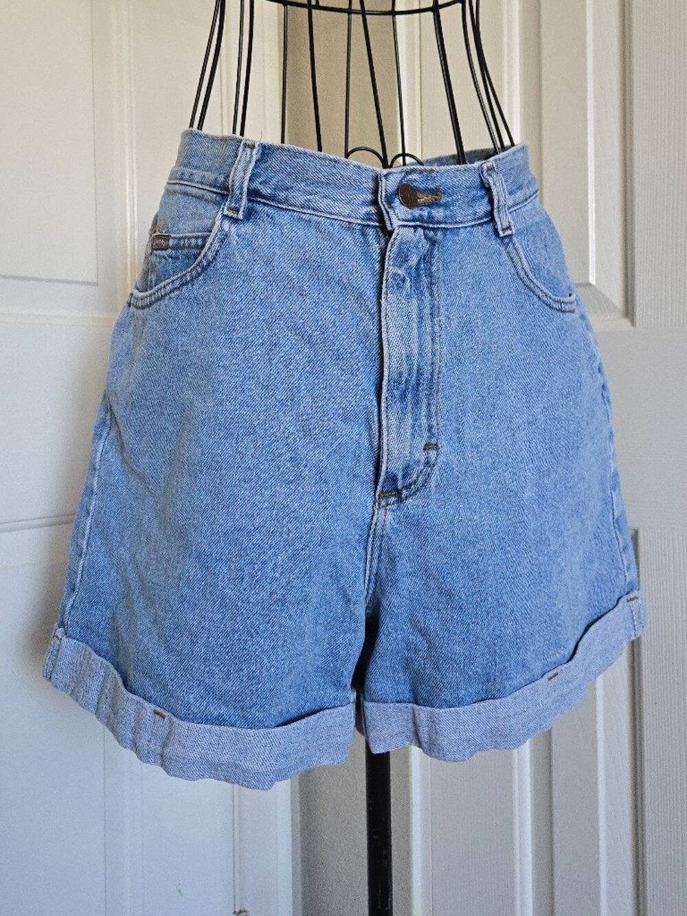 VTG 1990's Riders Cuffed Hem Denim Mom Shorts